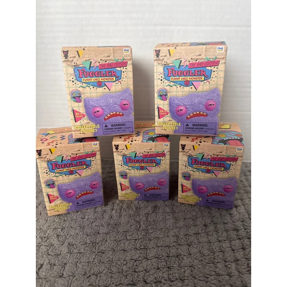 Fuggler Funny Ugly Monster The Rad Edition Collectible Figures Set of 5 Mystery